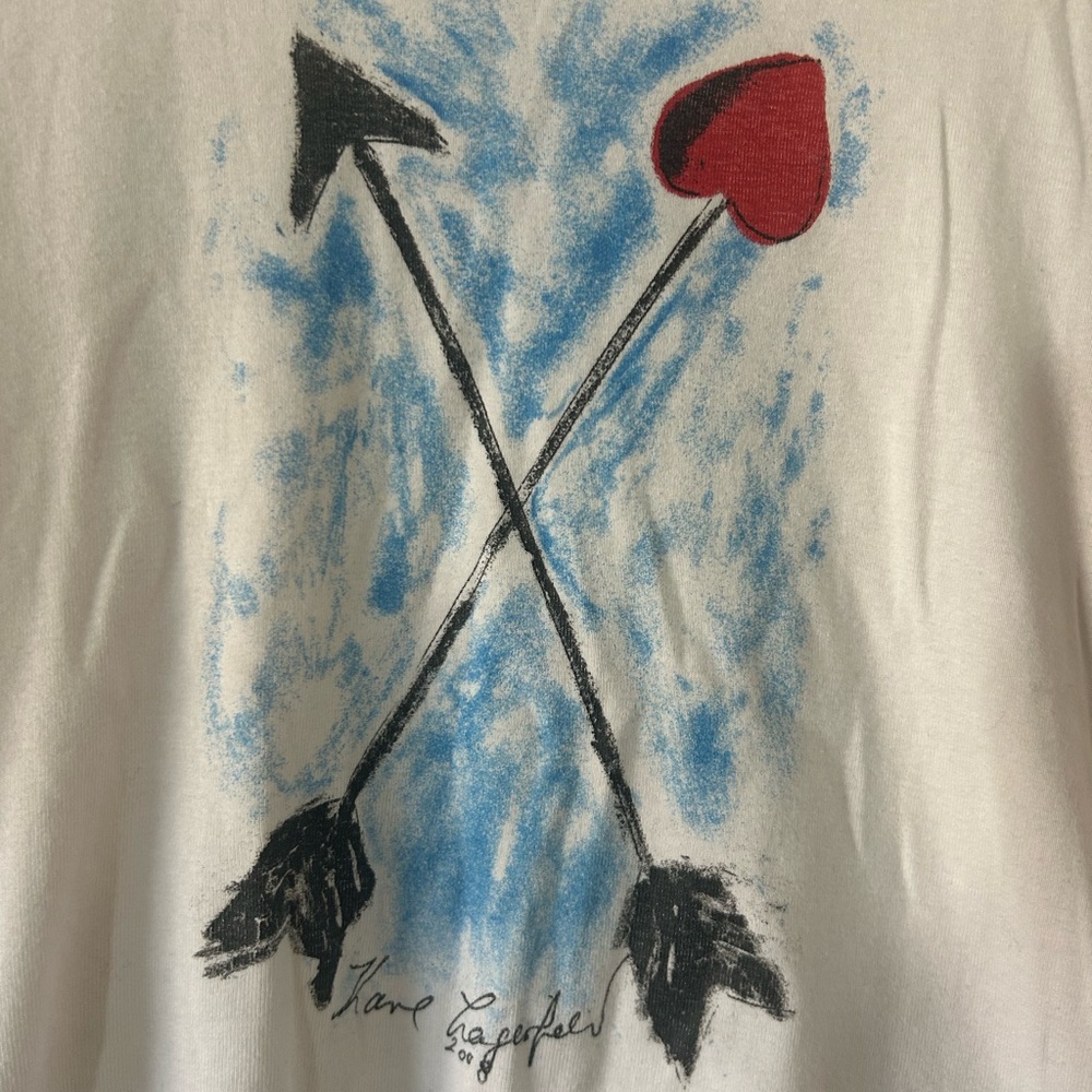 Karl Lagerfeld for Hanes. Rare shirt! - Picture 2 of 5